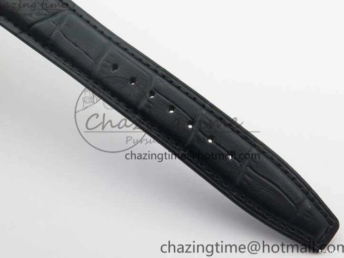 MIROTIME 0524 MoistureWicking Portuguese IW371491 ZF 1:1 Best Edition SS Blue Dial On Leather Strap A79350 (Slim Movement) V 7221